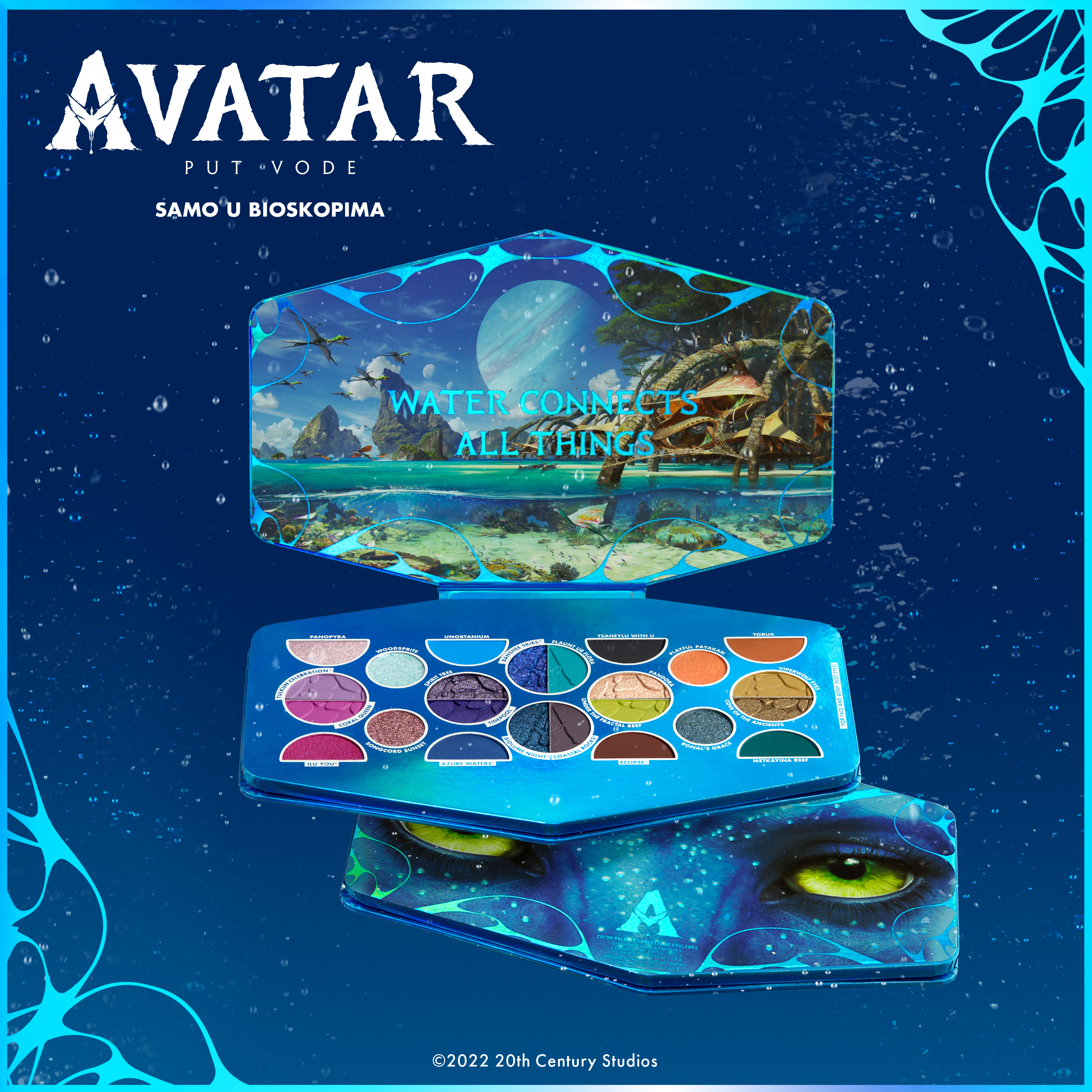 NYX Professional Makeup lansira kolekciju šminke inspirisanu  filmom produkcijske kuće 20th Century Studios, Avatar: Put vode