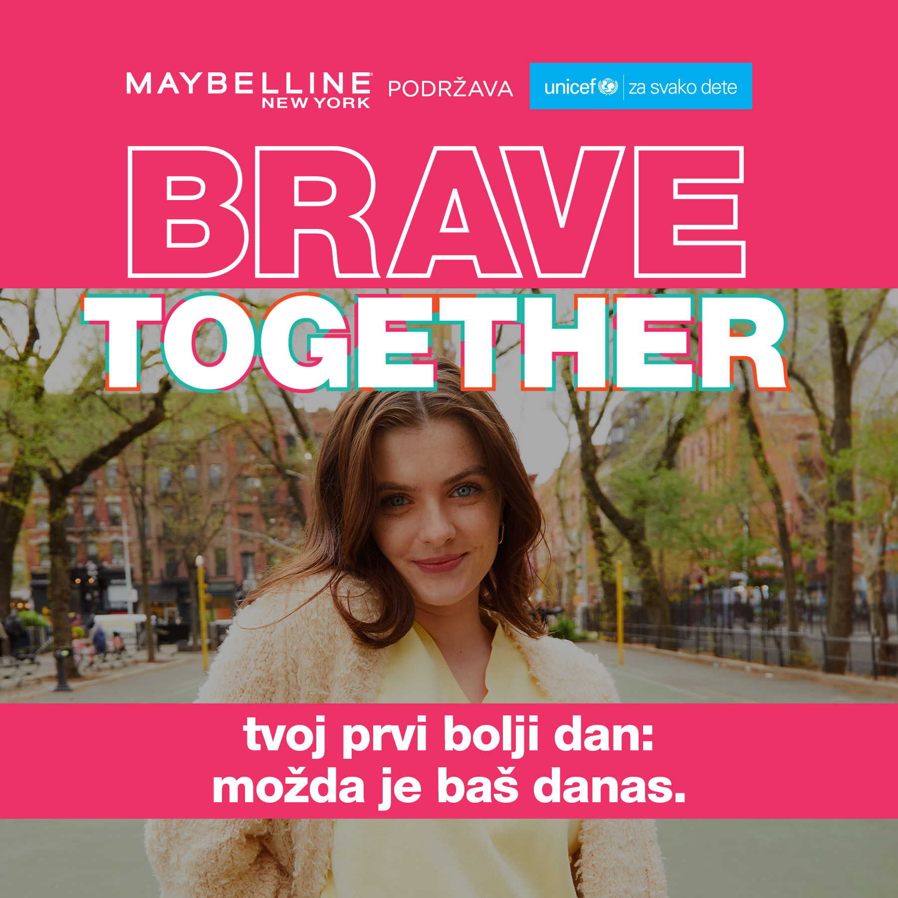 UNICEF u Srbiji i Maybelline New York udružili snage da mladi koji se suočavaju sa mentalnim problemima dobiju podršku